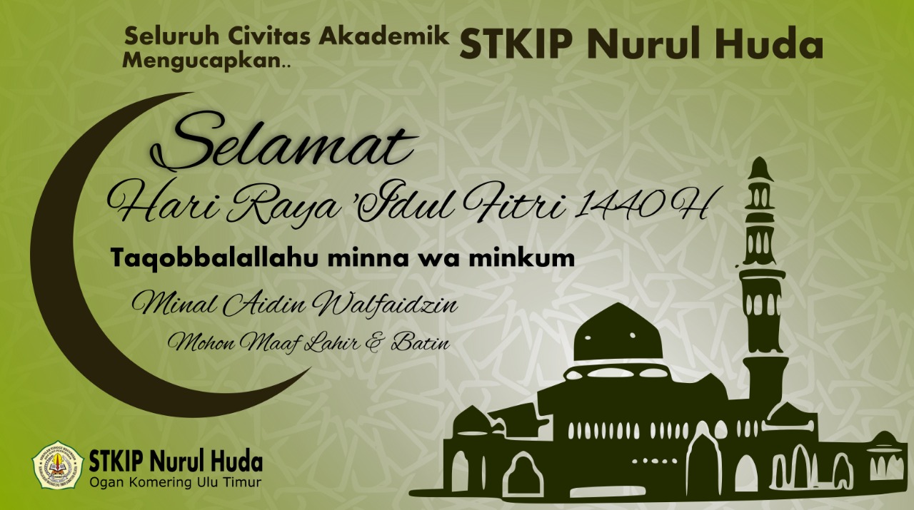 Selamat Hari Raya ‘Idul Fitri 1440 H