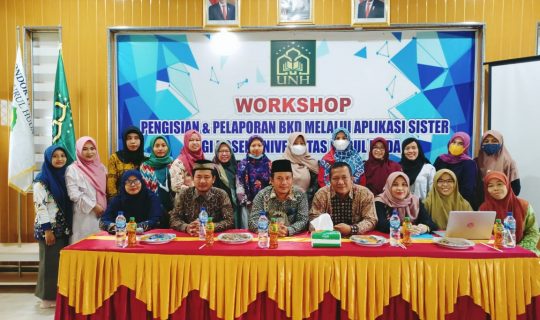 Genjot Profesionalitas Dosen, UNH Adakan Workshop Pelaporan BKD Sister