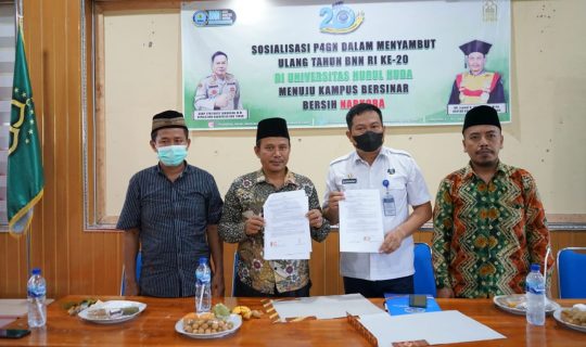 UNHA Gandeng BNNK OKU Timur Gelar Sosialisasi Anti Narkoba