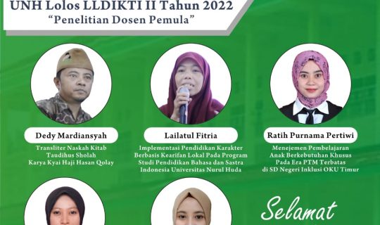 Selamat! Dosen UNH Kembali Raih Hibah Penelitian Kompetitif Nasional