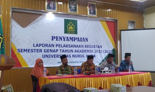 UNUHA Adakan Penyampaian LPJ Semester Genap