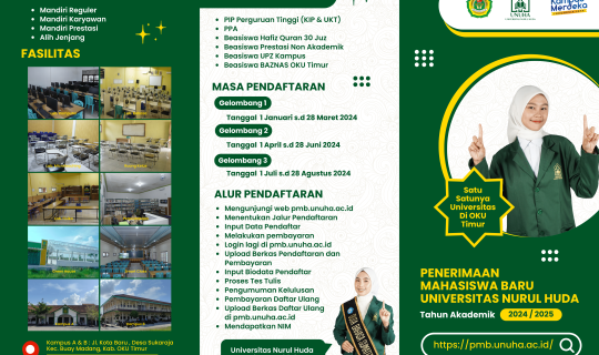 Tutorial  cara pendaftaran universitas nurul huda oku timur
